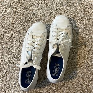 Womens Keds triple kick leather platform